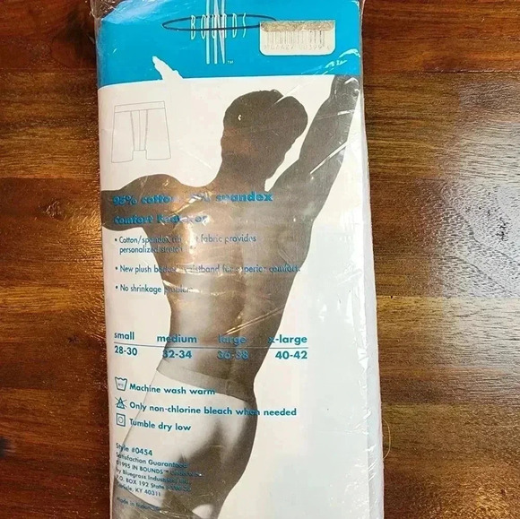 NWT Vintage In Bounds Sport short no fly boxer brief  white Medium - Picture 6 of 7